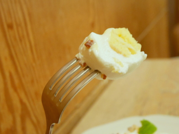 パンケーキ食べる
