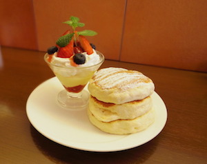 茶香パンケーキ