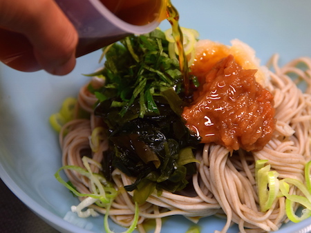 梅雨の薬膳・梅おろし蕎麦㈬