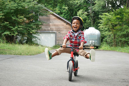 子供に教える自転車の乗り方
