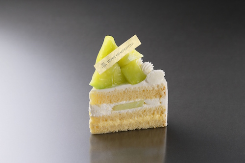 マスクメロンのショートケーキ
