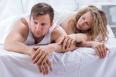 42783511 - photo of attractive wife trying to make up with husband