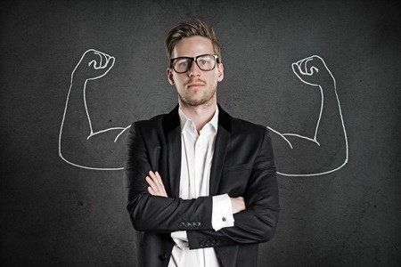 36761927 - strong businessman