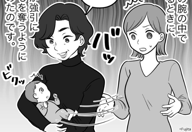 義母『抱っこさせて！』嫁から孫を奪い取る義母！？→義父の“忠告”も聞かずに【大暴走】をはじめて、嫁が困惑！