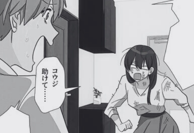 「助けて！」妻がボロボロの状態で帰宅…⇒後ろから“見知らぬ女”が追いかけてきた！？話を聞くと…妻の表情が曇り始めて！？【漫画】