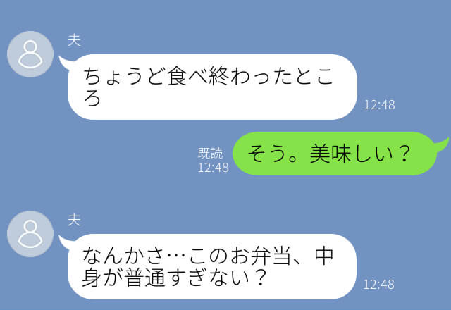 夫が育児中の妻に“お弁当作り”を強要。しかし…「このお弁当、普通すぎない？」⇒やめてほしい…夫の言動とは