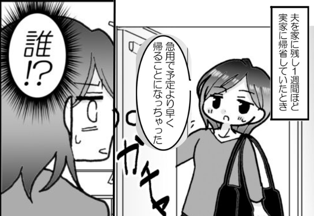 家に帰ると…「っ誰！？」私のエプロンを身に着けた【謎の人影】が我が家のキッチンに…！？⇒【裏切られたときに考えるべきこと】