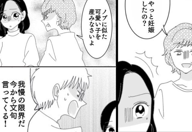 妊娠直後から「息子似の子を産め！」嫁に迫り続けた義母。しかし出産後⇒「我慢の限界だ」”鬼の形相”で突撃した夫が…【義母の不快な発言への対処法】