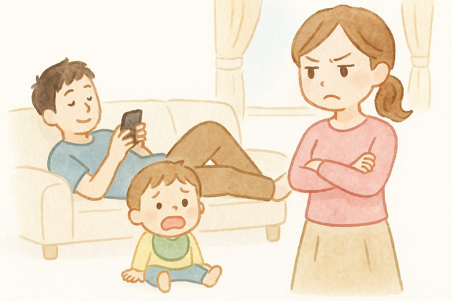 妻の外出中…息子の食事より“スマホゲーム”を優先した夫！？「もう任せられない！」失望した妻が行動に出た結果