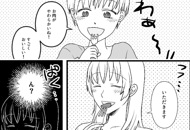 義実家での夕食は“豪華なステーキ”だが…嫁の分だけ“肉が硬い”！？しかし⇒息子の「正直な発言」で事態が一変！？