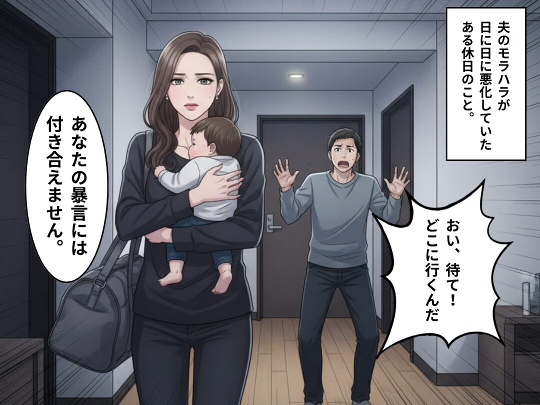 『役立たずが！』子どもまで怯えるモラ夫の怒声。しかし直後⇒妻がサッと“準備”を始めた途端に、夫が動揺したワケ。