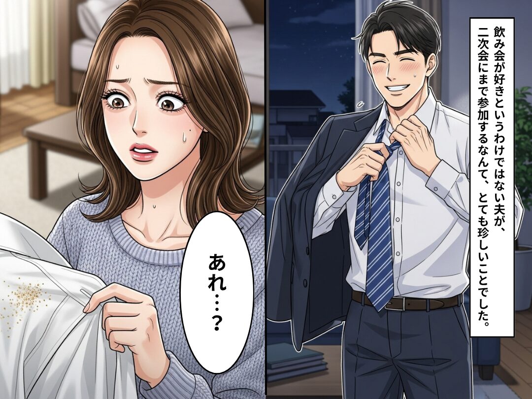 飲み会で…珍しく深夜帰りした夫。翌日「…あれ？」夫が着ていた“セーターの異変”に妻の顔が青ざめる！？