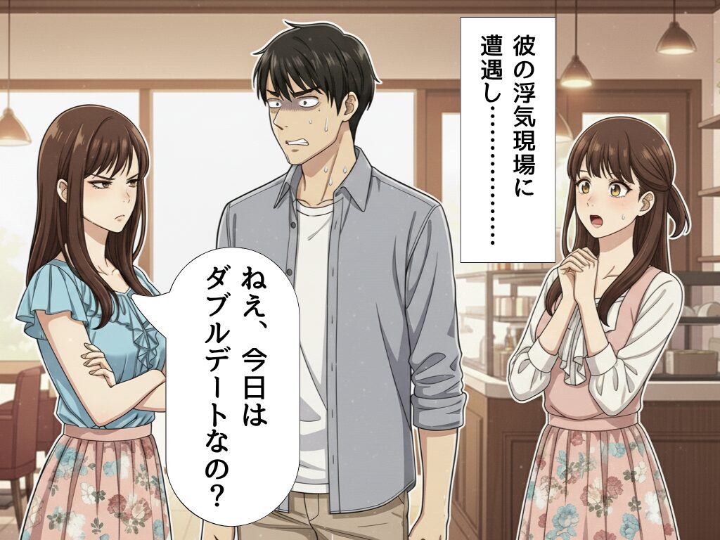 デート当日に…他の女と“堂々と手を繋ぎ”現れた彼氏。直後⇒「ねぇ？」冷静な彼女の【一言】を機に、店内が凍りつく！？