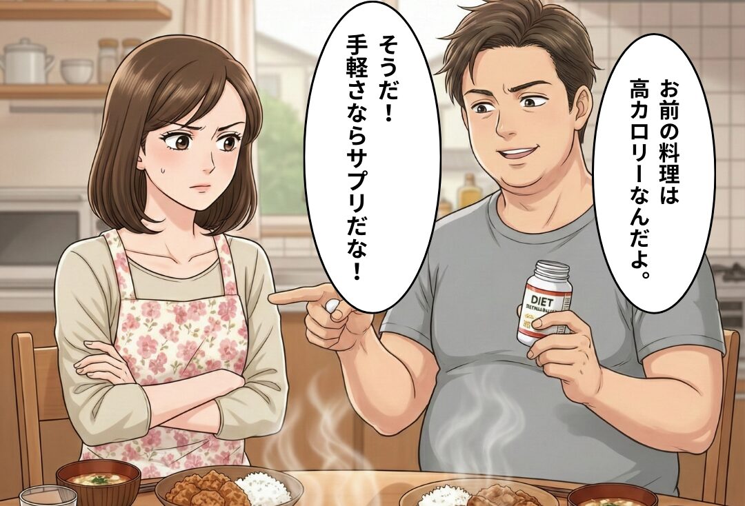 「よし、痩せるぞ！」宣言した夫が…妻の料理を罵倒！しかし→妻の”ユーモラス”な仕返しで…夫の体重が増加！？