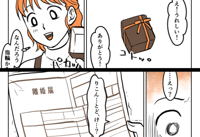 クリスマス…夫が妻に“サプライズ”プレゼント！？【離婚届】がラッピングされていた話