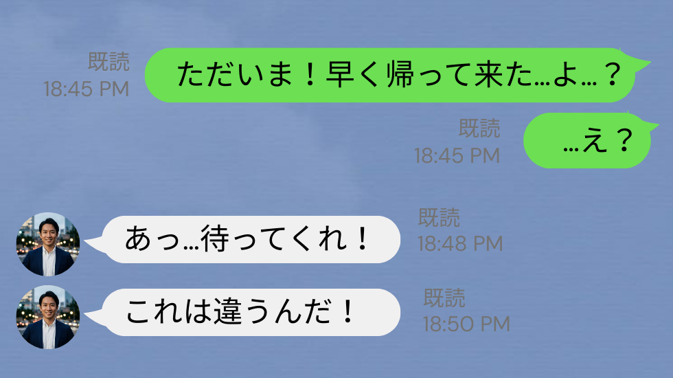 早めに帰宅して彼にサプライズ！だが家に入ると⇒「あっ…待って…」聞こえてきた声から【彼氏の本性】が発覚しドン引き！？