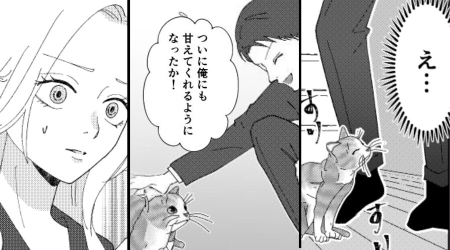 夫が近づくだけでも逃げる猫が…突然“懐いた”？⇒「え…？」食事が喉を通らなくなるほど【ゾッとする事実】が発覚した話