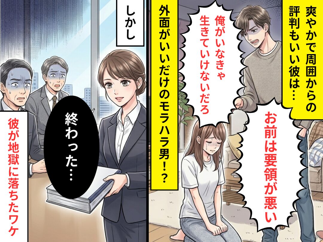 「バレなきゃ問題ない」周囲を欺くモラハラ彼氏！？しかし数日後⇒上司「終わった…」彼が【地獄】に落ちたワケ