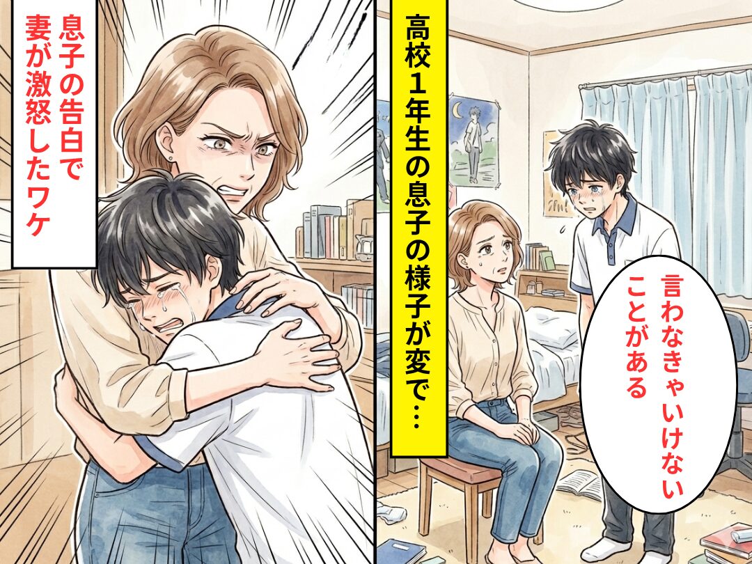 高校1年生の息子の様子が変…？「言わなきゃいけないことがある」息子の涙ながらの告白に母が激怒した【ワケ】