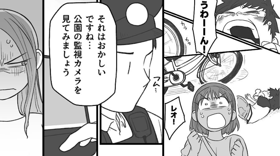 公園にいた息子が“自転車と”衝突！？⇒「監視カメラを…」警察の提案に対し、義母が一気に青ざめたワケ