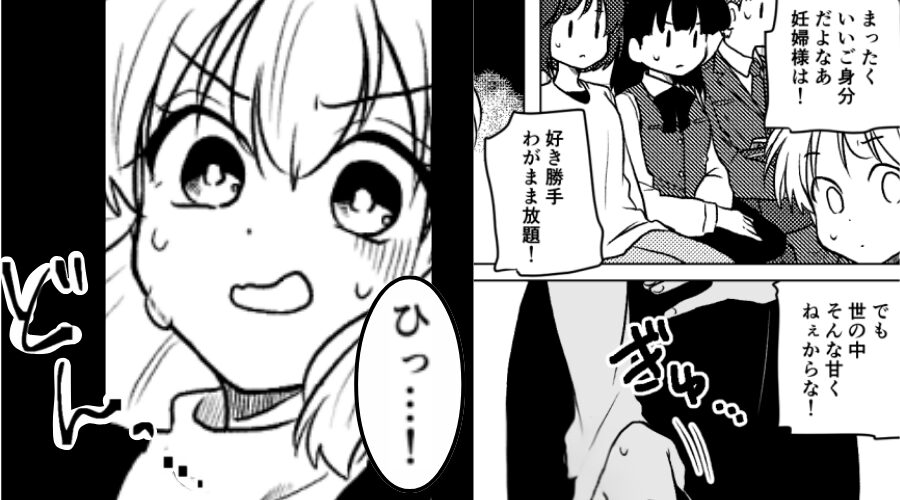 電車に乗っただけで「妊婦様」と罵られた！？さらに⇒【どんっ…】まさかの事態に巻き込まれた話