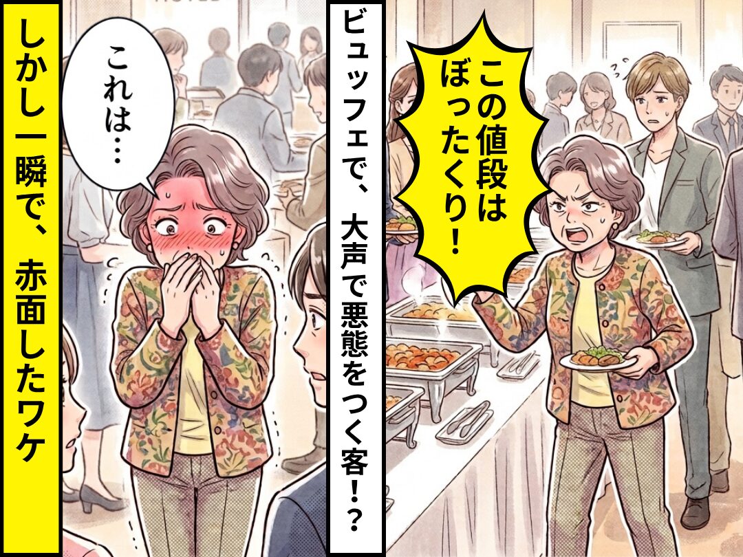 「この値段はぼったくり！」ビュッフェで悪態をつく客！？しかし一瞬にして⇒客「これは、えっと…」恥をかいたワケ