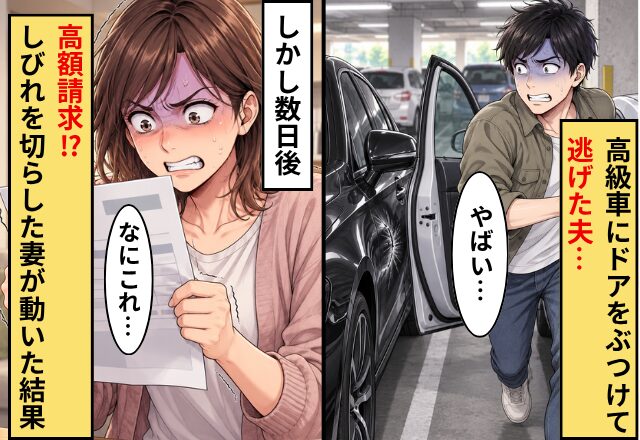夫「怖くなって逃げた…」しかし数日後⇒【高額請求】！？しびれを切らした妻が動いた結果